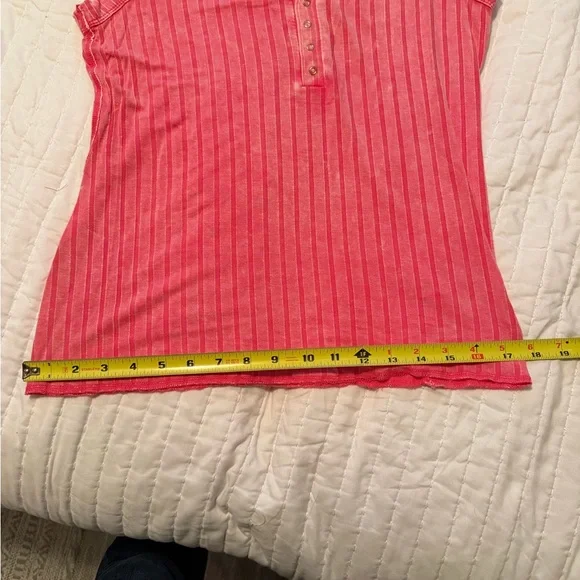 Lot of 2 Zenana Washed Ribbed
Scoop Neck Henley Tank Tops - Picture 9 of 14